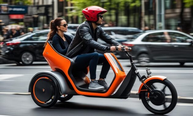 electric trikes in urban environment