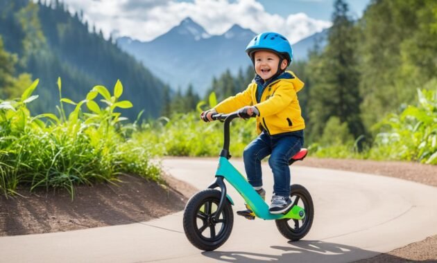 Electric balance bike for toddlers