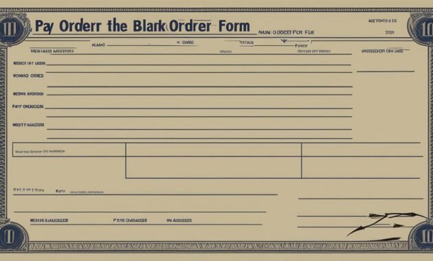 how to fill out a money order