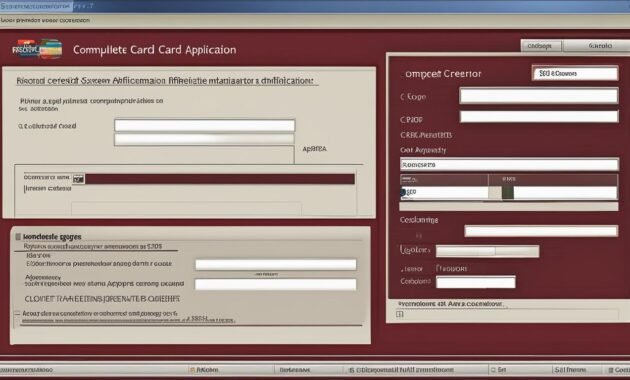 Complete Credit Card Application