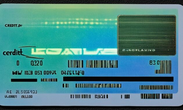 fake credit card hologram