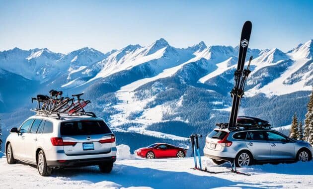 rooftop ski and snowboard racks